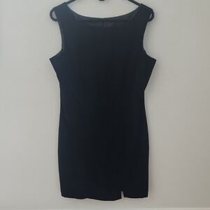 I.L.U Black Sleeveless Mini Dress